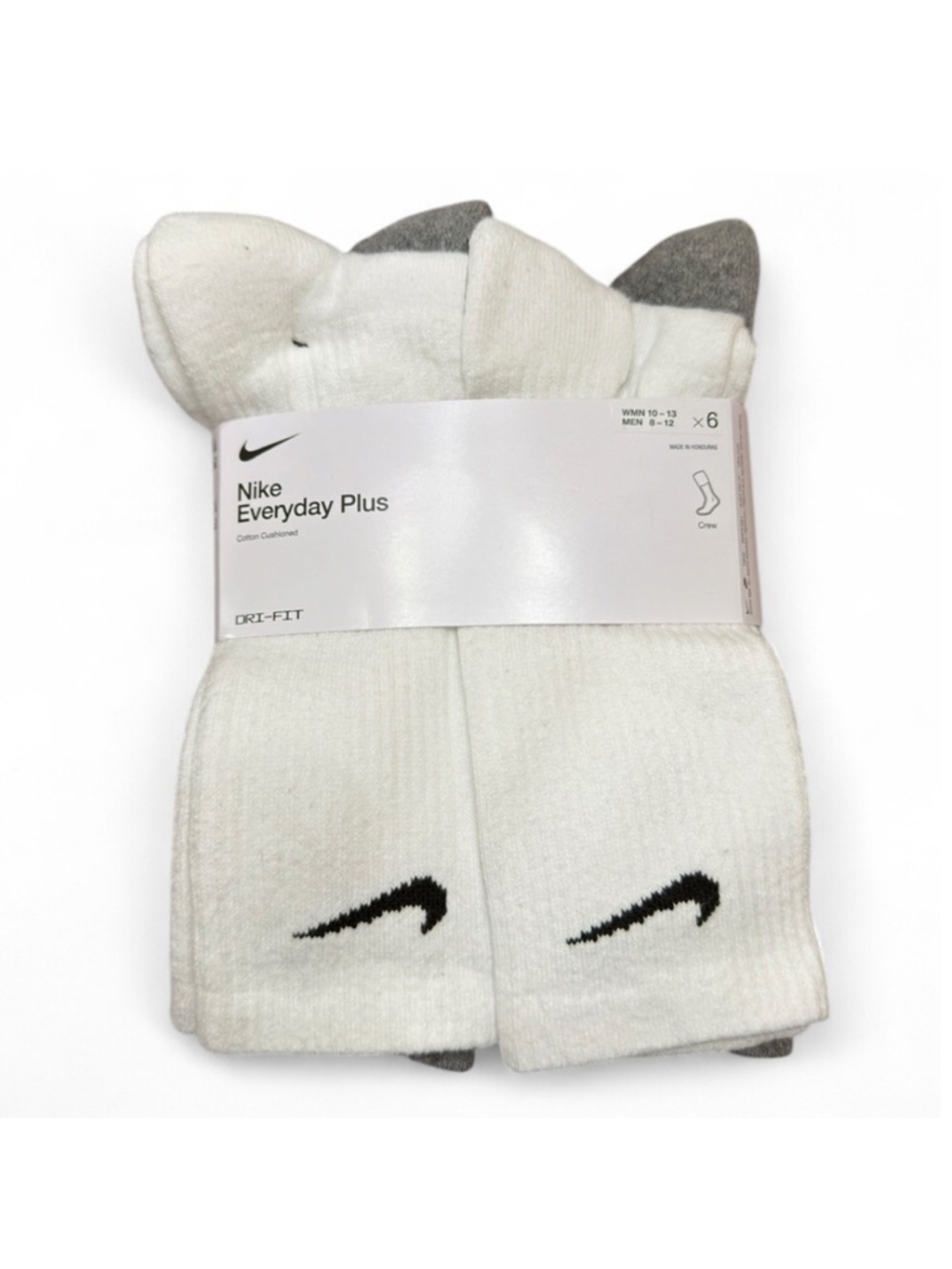 NWT Unisex Nike 6-Pack Crew Socks